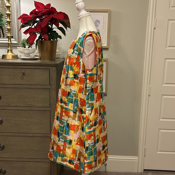 Tahari Arthur Levine | Abstract Shift Dress | 16 - Picture 6 of 13